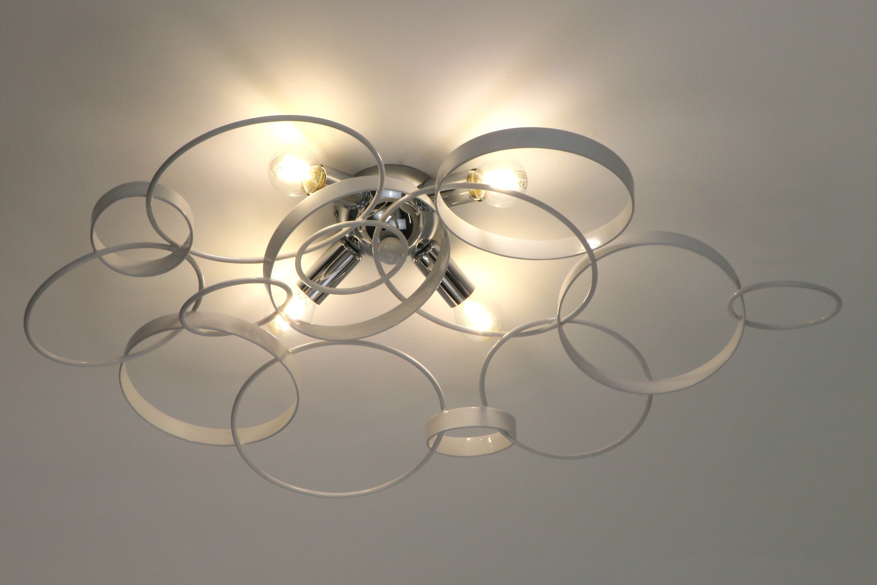 plafoniera cerchio led bianca DIAMANTLUX