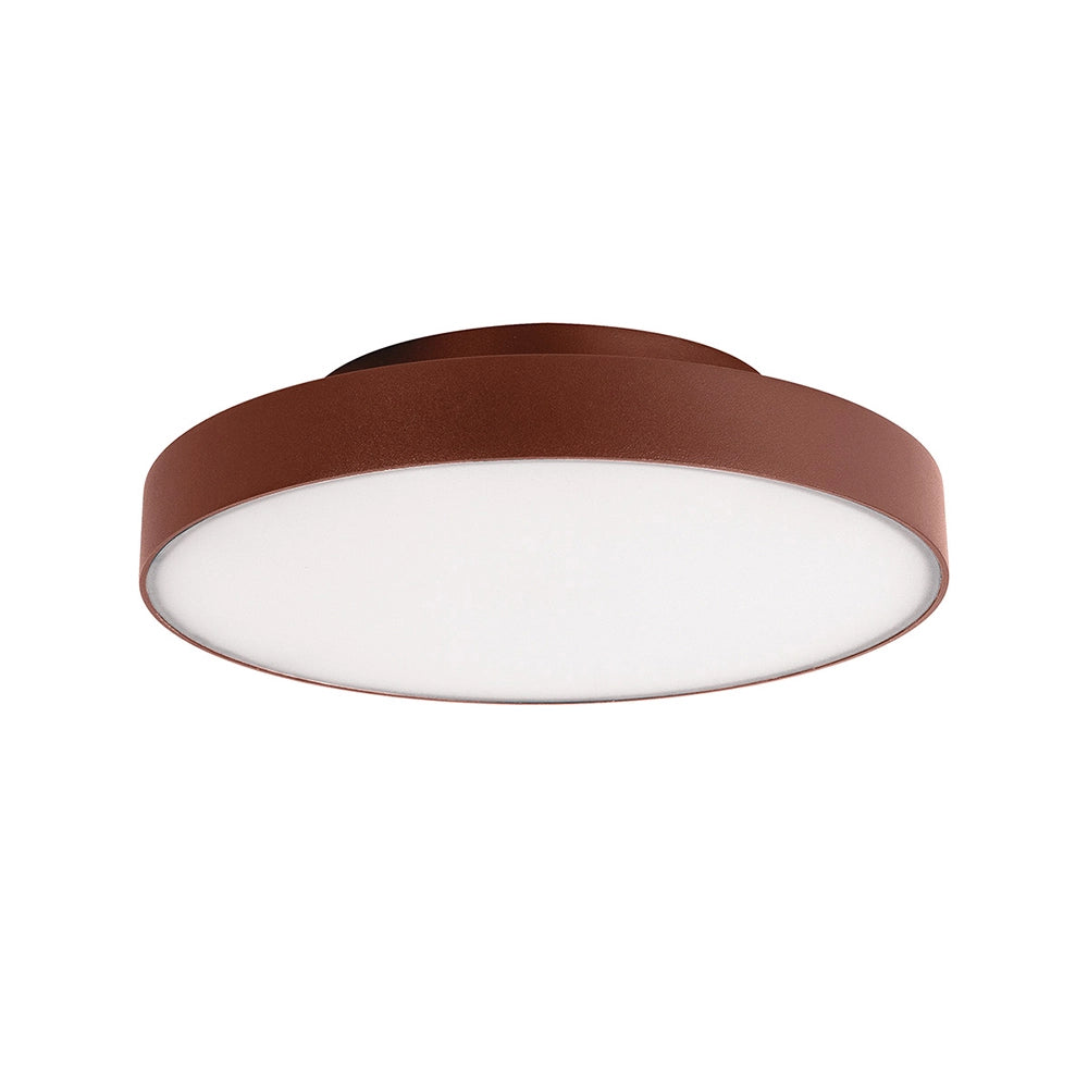 Plafoniera da esterno Gea Luce GPL352 marrone