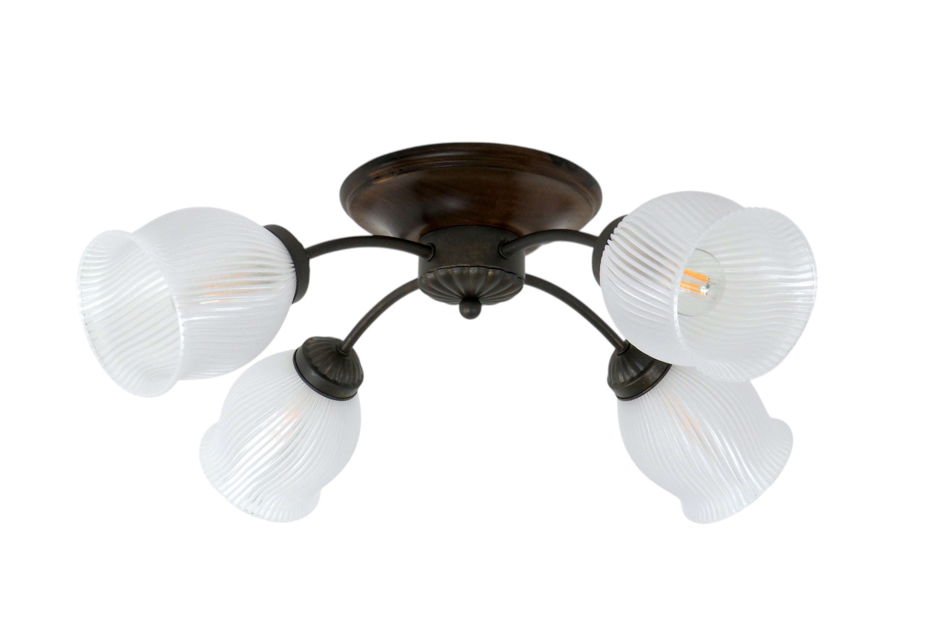 Plafoniera in Legno Rustico LUISA-P4 | DIAMANTLUX