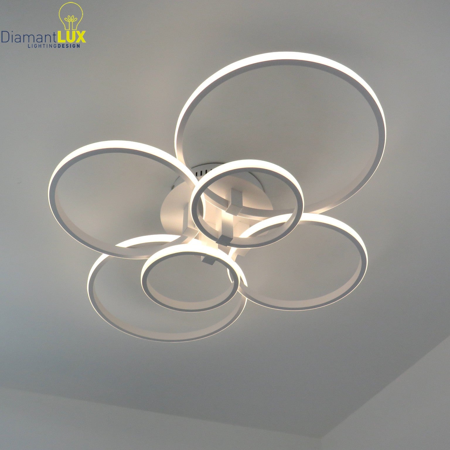 Plafoniera LED cucina bianco SARA P6 DIAMANTLUX