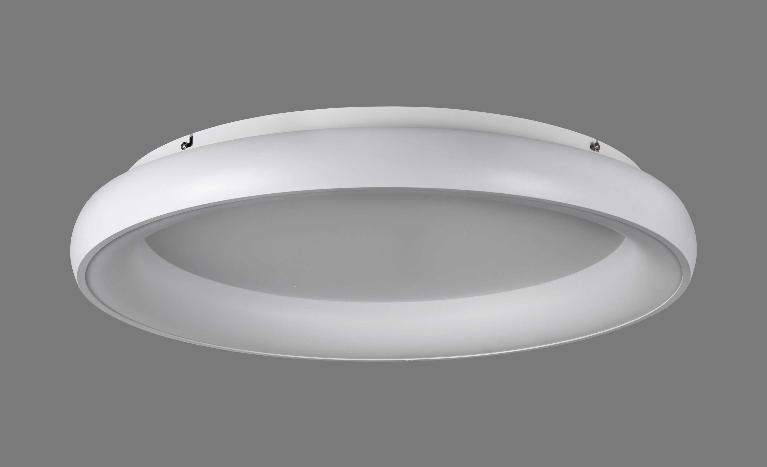 Plafoniera LED soffitto FLAVIA P60 rotonda 60 cm bianca 30W luce naturale sottile