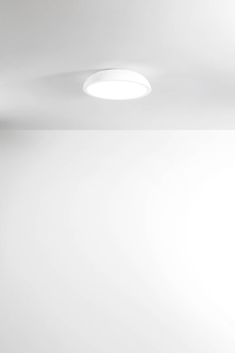 Plafoniera LED tonda 45cm bianco design minimalista - Morelight ZENAL 2109