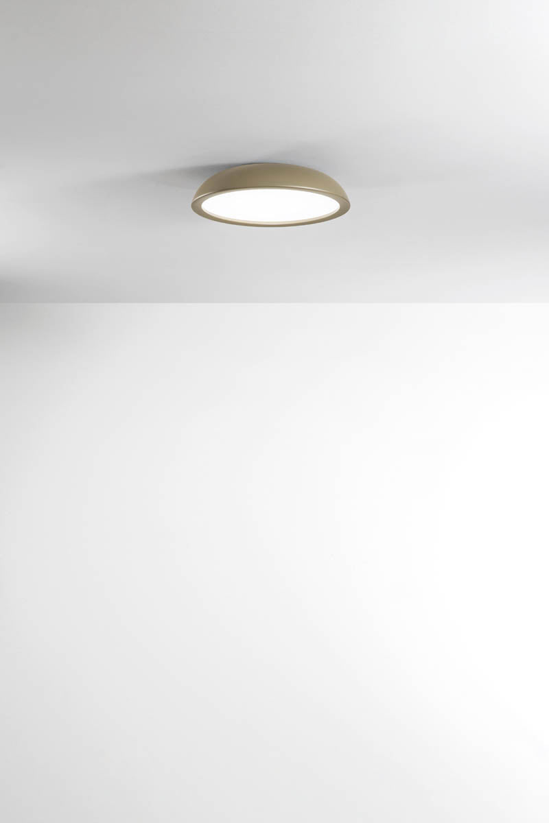 Plafoniera LED tonda 45cm sabbia design minimalista - Morelight ZENAL 2109S