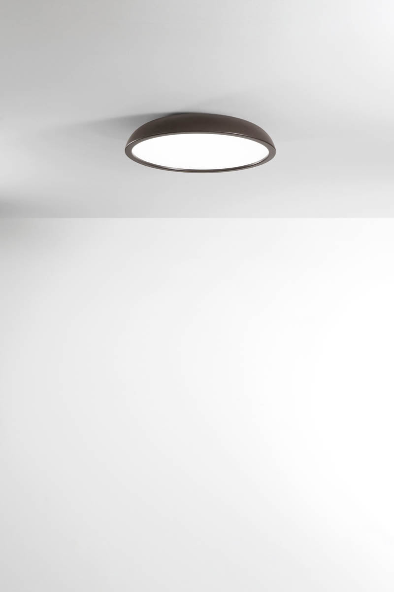 Plafoniera LED tonda 60cm caffè design minimalista - Morelight ZENAL 2110C