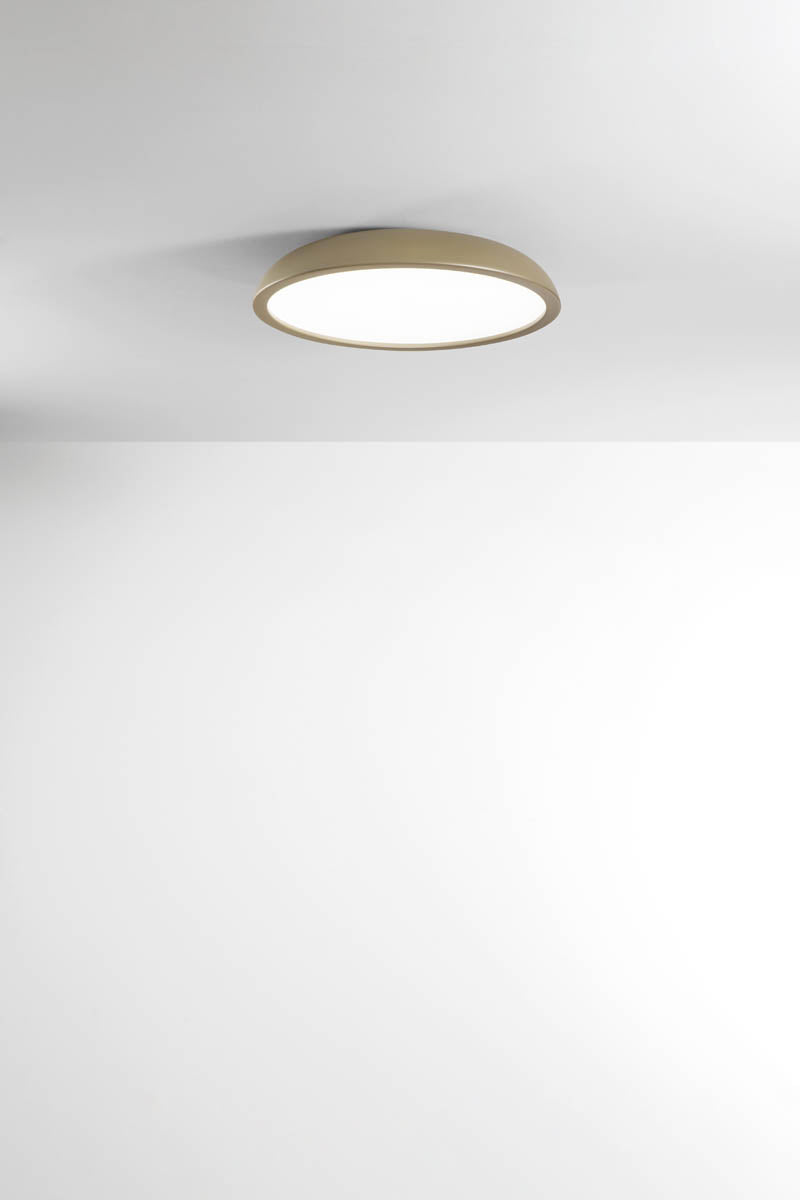 Plafoniera LED tonda 60cm sabbia design minimalista - Morelight ZENAL 2110S