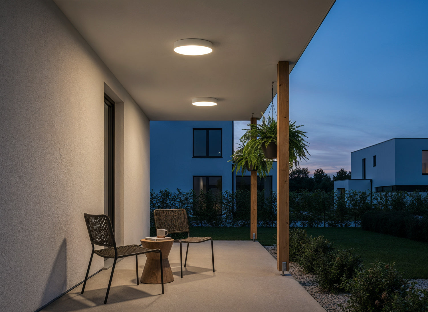 Plafoniera LED Tonda da Esterno IP65 Alluminio RONDA BIG Botlighting