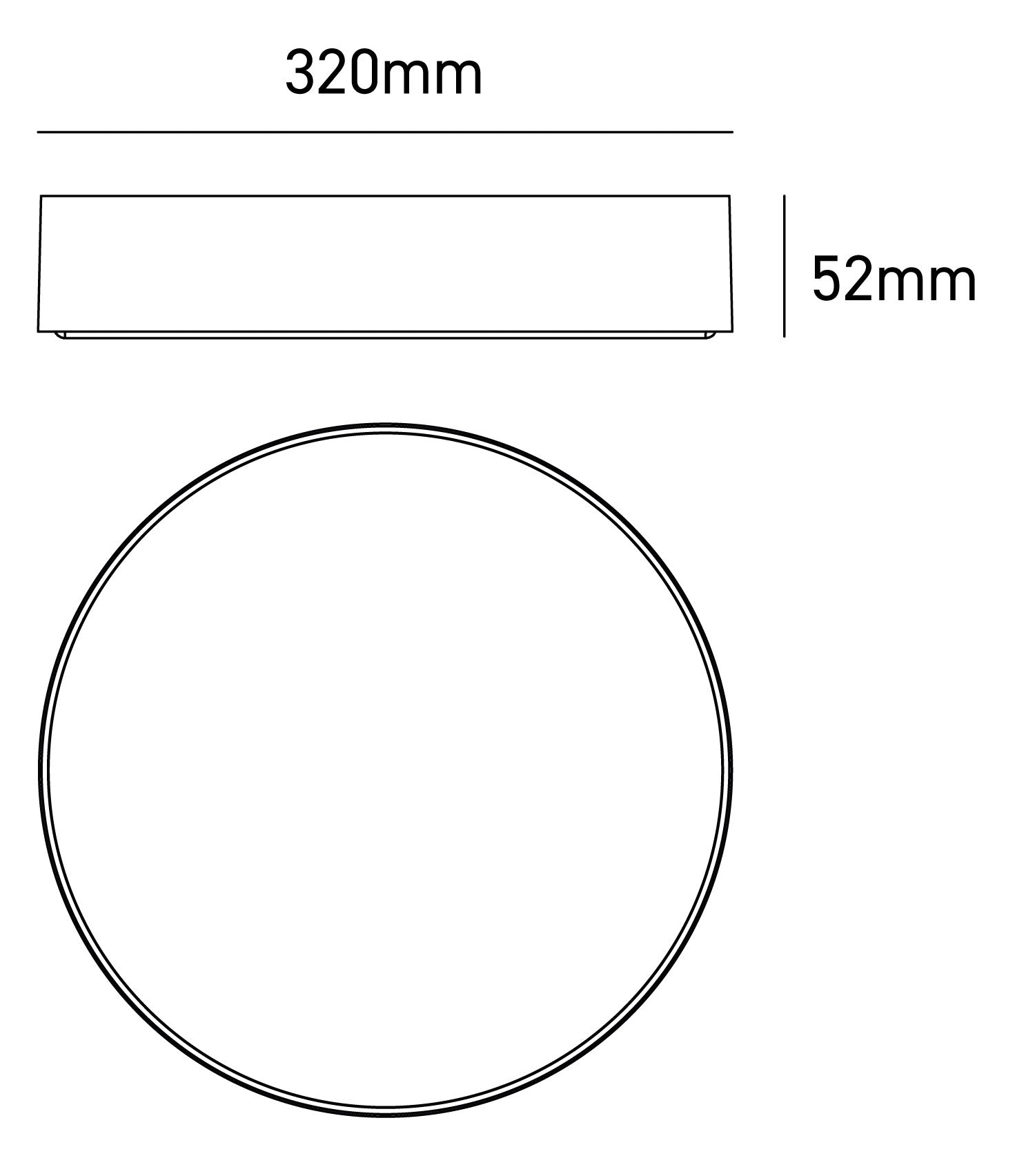 Plafoniera LED Tonda da Esterno IP65 Alluminio RONDA BIG Botlighting