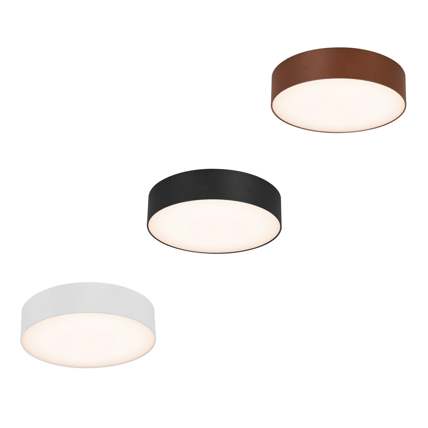 Plafoniera LED Tonda da Esterno IP65 20W CCT, Alluminio, RONDA Botlighting