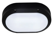 plafoniera ovale da esterno nera 2400L DIAMANTLUX