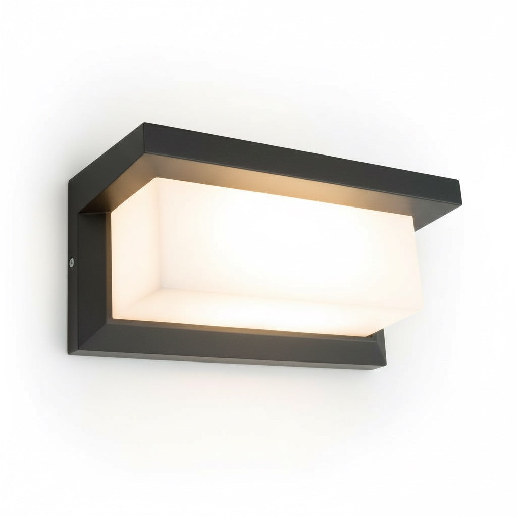 Applique da esterno IP65 nero E27 Spacelux 28895