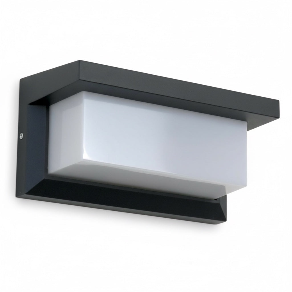 Applique da esterno IP65 nero E27 Spacelux 28895
