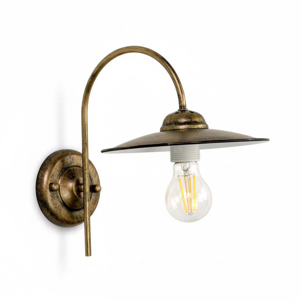 Applique Rustiche per Interni Metallo E27 Diamantlux MOENA-A