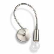 Applique moderna braccio flessibile nickel satinato Diamantlux FULVIA-A1