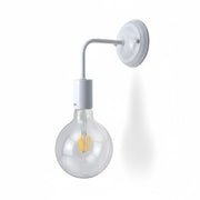 Applique Moderna Bianca E27 Design Curvo - Diamantlux ALBA