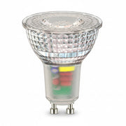 Lampadina LED GU10 5,5W VETRO 575lm Luce Calda 3000K Fascio 110°