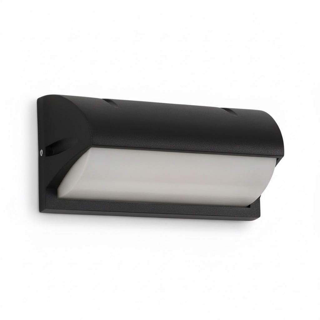 Applique da esterno E27 IP44 nero moderna Spacelux 28896