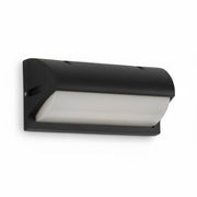 Applique da esterno E27 IP44 nero moderna Spacelux 28896