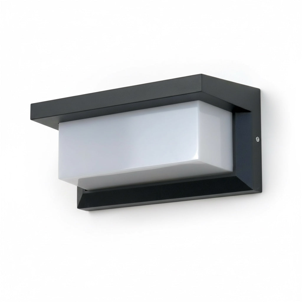 Applique da esterno IP65 nero E27 Spacelux 28895