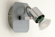 SINES-1 applique lampada da parete soffitto faretti spot orientabile design moderno led DIAMANTLUX
