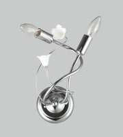 TEA A2 Applique cromato da parete DIAMANTLUX