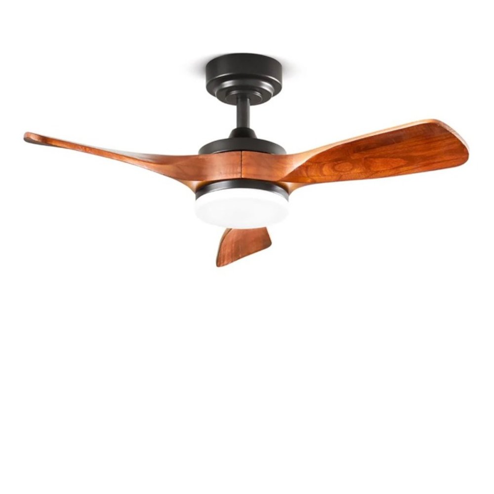 Ventilatore da soffitto Perenz Sirio 7187 N CT nero opaco con luce LED