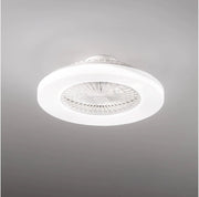 Ventilatore da soffitto senza pale con luce LED dimmerabile Ø58 cm bianco – PERENZ 7174 BCT