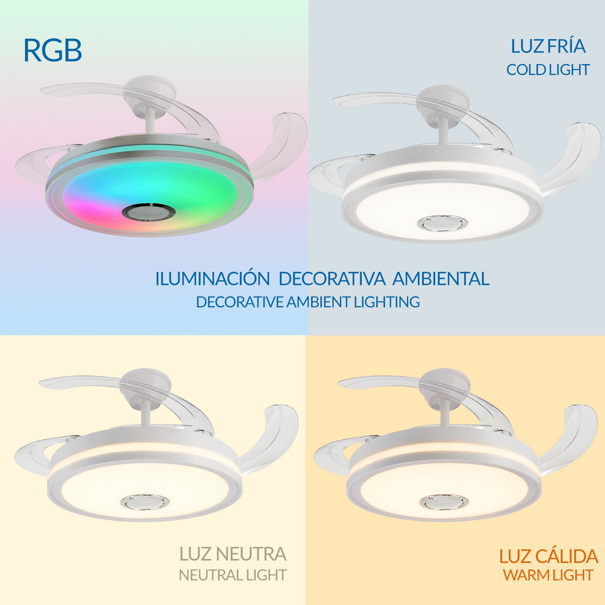 Caratteristiche ventilatore LM8866 app e telecomando