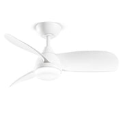Ventilatore da soffitto Perenz Milo 7192 B CT bianco opaco con luce LED