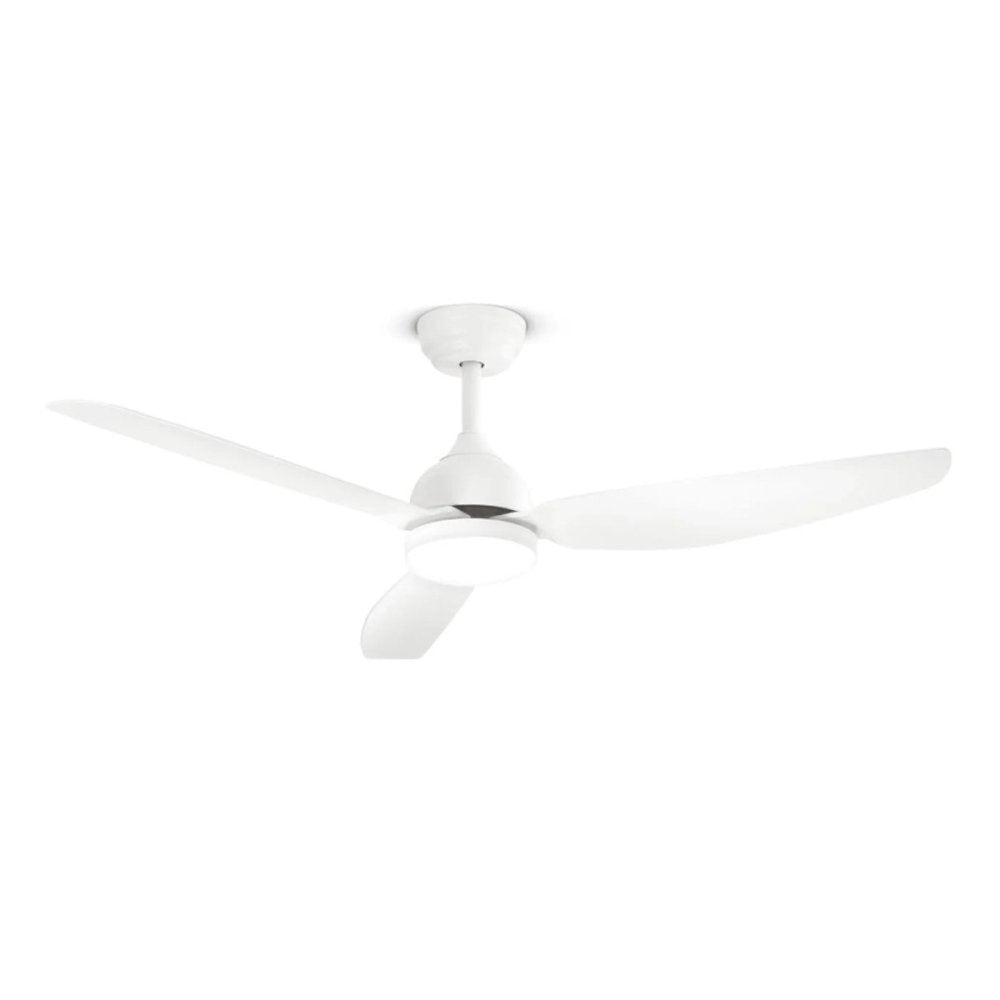 Ventilatore da soffitto Perenz Pegaso+ 7189 B CT bianco opaco con luce LED