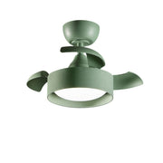 Ventilatore da soffitto Perenz Cleo 7216 VE CT verde bosco opaco a pale scomparsa