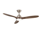 Ventilatore da soffitto Perenz Triade 7171 CR CT cromo spazzolato con luce LED