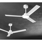 Ventilatore da soffitto Perenz Vento 7212 B CT bianco opaco con kit luce removibile