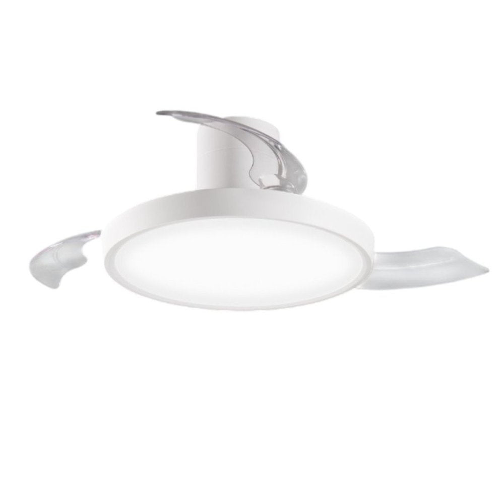 Ventilatore da soffitto Perenz Zora 7195 B CT bianco opaco a pale scomparsa