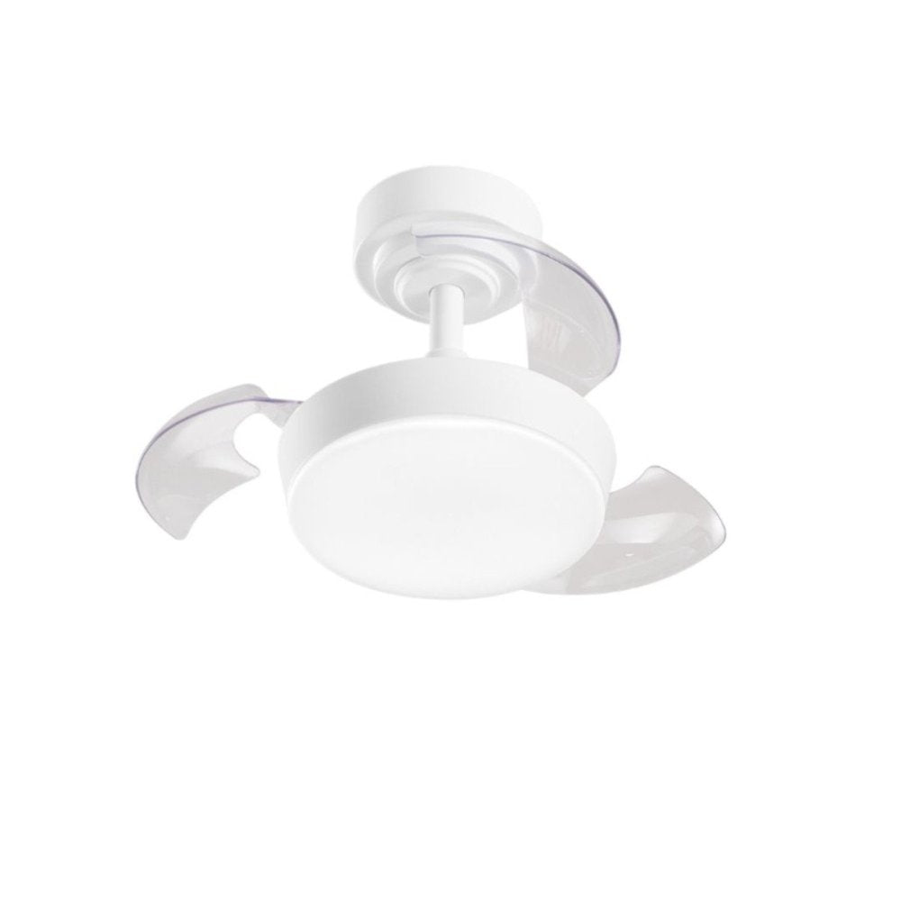 Ventilatore da soffitto Perenz Mini Open+ 7210 B CT bianco opaco a pale scomparsa