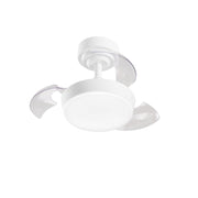Ventilatore da soffitto Perenz Mini Open+ 7210 B CT bianco opaco a pale scomparsa