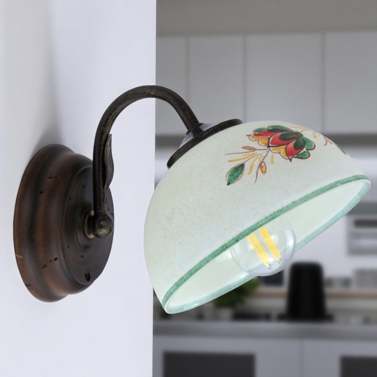 YARA-A Applique legno montagna DIAMANTLUX